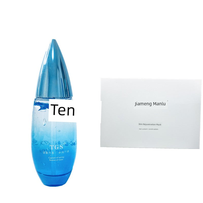 TGS Skin Rejuvenation Spring Essence T Spring Blue Grande Taille T Quatre en Un Hydratant en Profondeur Hydratant Convient aux Femmes Enceintes et aux Bébés Soins de la Peau Vjt